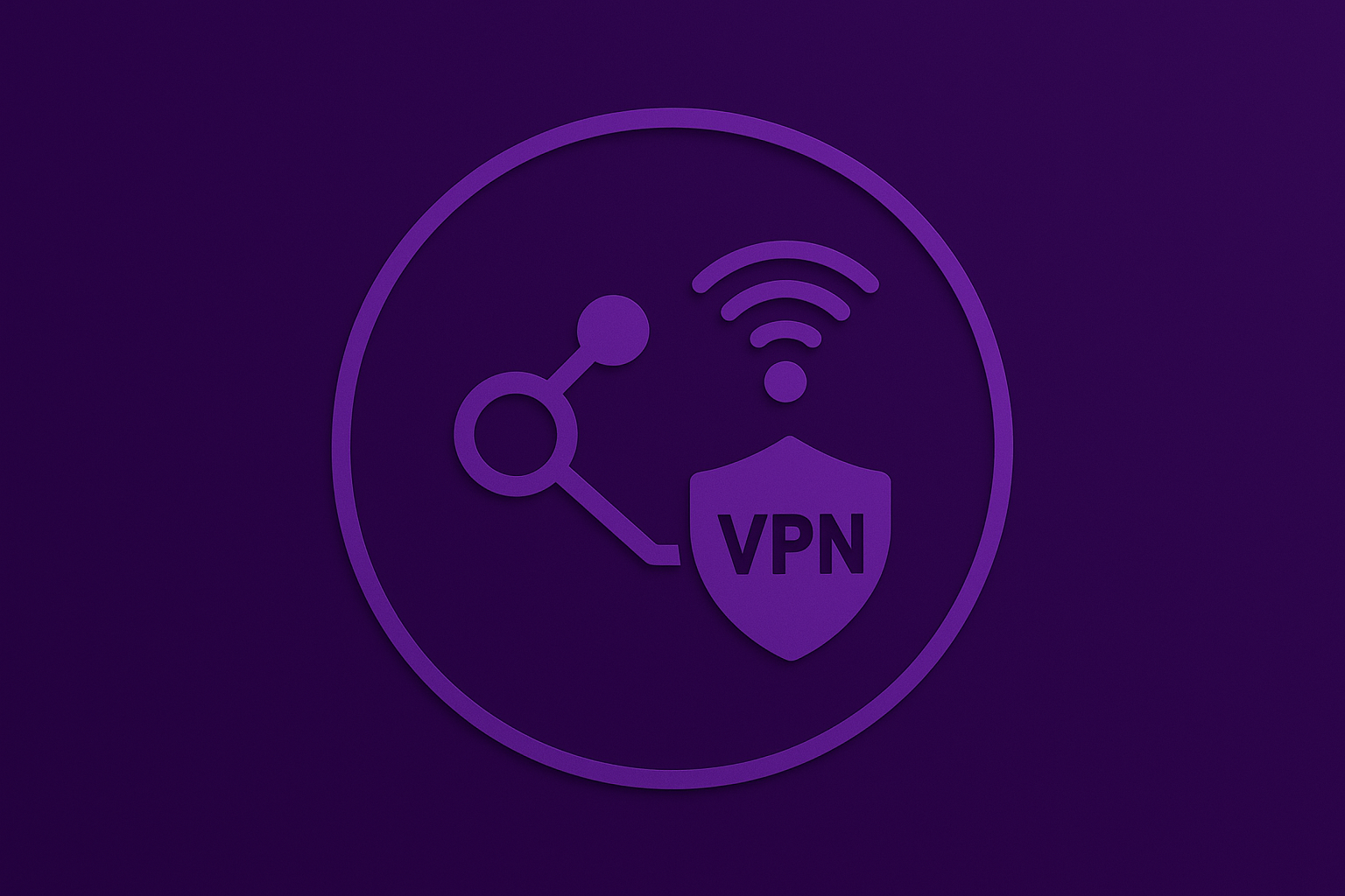logo with icon for networks and VPN